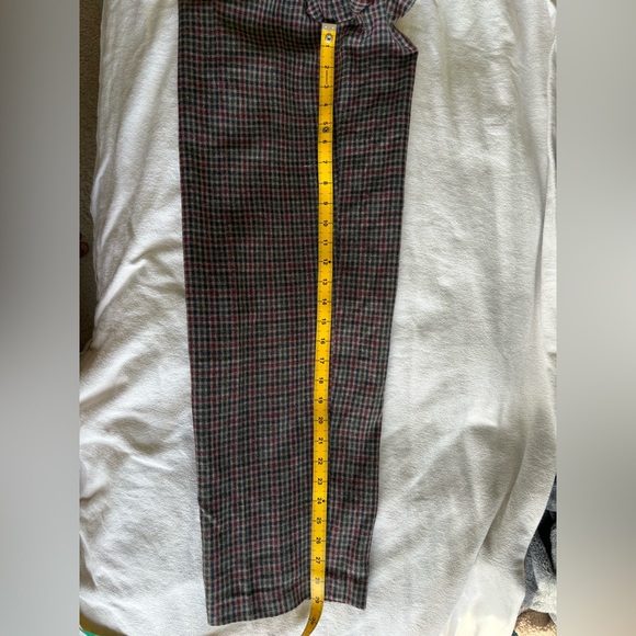 Vintage wool blend plaid trousers - Picture 4 of 12